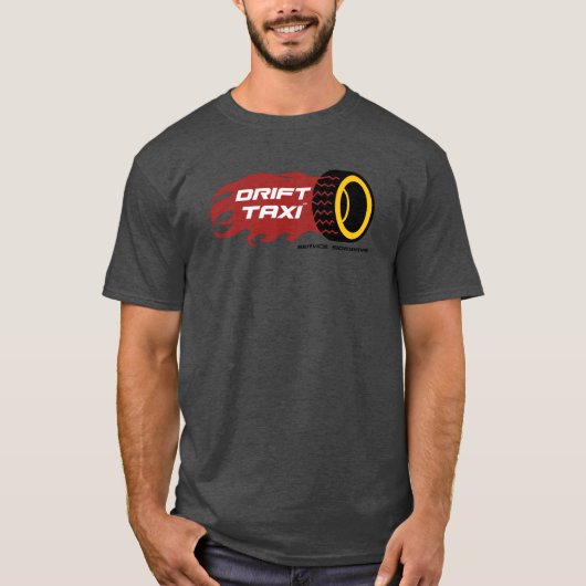 Het drift Taxi Dark-T-shirt T-shirt (Voorkant)