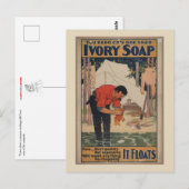 Het drijft briefkaart (Voorkant / Achterkant)