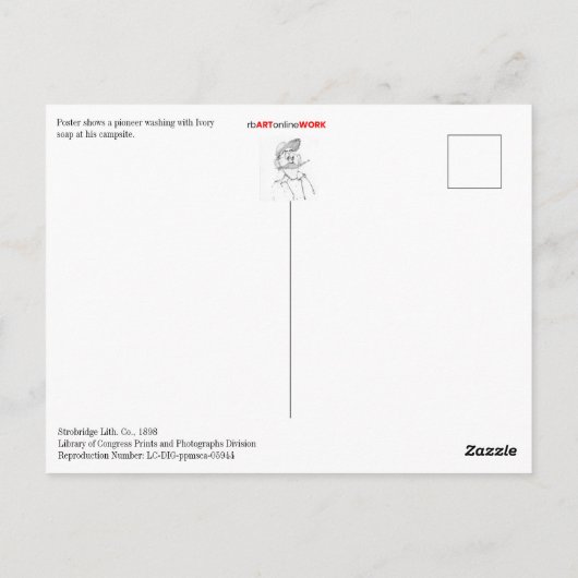 Het drijft briefkaart (Achterkant)