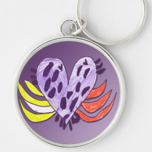 Het drijven het Ontwerp Keychain van het Hart