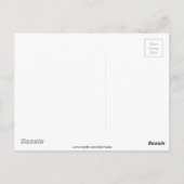 Het drijven kikker in transparant en kalm water. briefkaart (Achterkant)