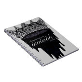 Het Drijven Kroon met Tekst - v2 Notitieboek (Rechterzijde)