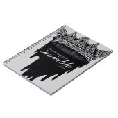 Het Drijven Kroon met Tekst - v2 Notitieboek (Linkerzijde)