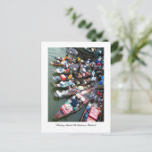 Het drijven Markt in Amphawa, Thailand Briefkaart (Staand voorkant)