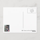 Het drijven Markt in Amphawa, Thailand Briefkaart (Achterkant)