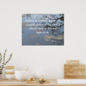 Het drijven op de Pond Poster (Keuken)