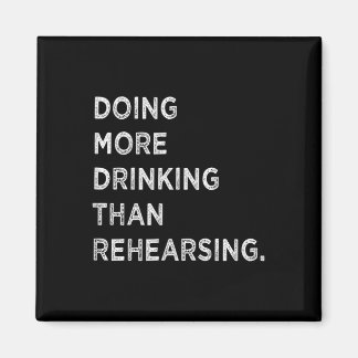 Het Drink meer dan een repetitief grappig huwelijk Magneet