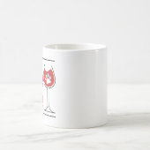 Het drink niet alleen als de hond thuis is koffiemok (Center)