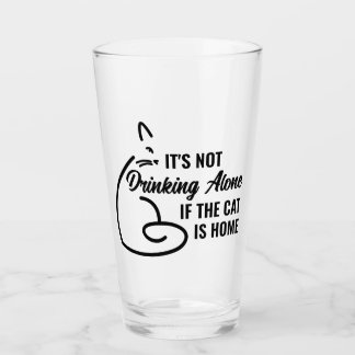 Het drink niet alleen als de kat thuis is glas