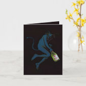 Het drink van de Kaart van de Groet & van de Nota (Gele Bloem)