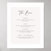 Het Drink van de Ontvanger van het Teken van de Ba Poster (Voorkant)