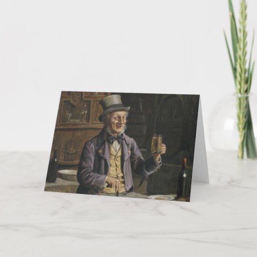 Het drink van het Schilderen van het Bier Kaart (Voorkant)