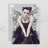 Het droevige Gotische Victoriaans Briefkaart van (Voorkant / Achterkant)