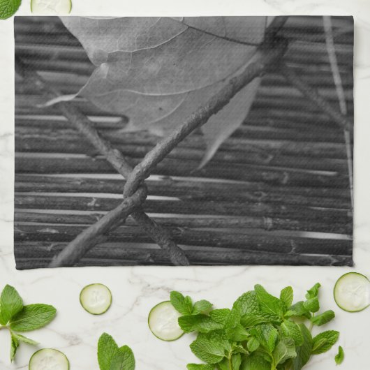 Het droge esdoornblad - Handdoek (Gevouwen)