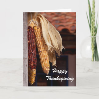 Het droge Wenskaart van de Thanksgiving van de Feestdagen Kaart