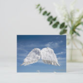 Het drogen van engelenvleugels. briefkaart (Staand voorkant)