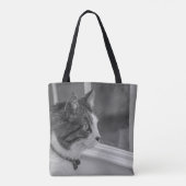 Het dromen van de Canvas tas van de Weather Graysc (Achterkant)