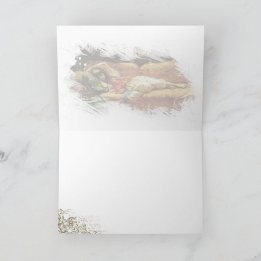 Het Dromen van de oriëntalist de Romantische Kaart (Binnen)