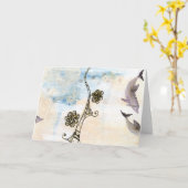 Het dromen van Dolfijnen Kaart (Gele Bloem)