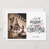 Het dromen van een 2019-kerstkaartje voor de feest feestdagenkaart (Voorkant)