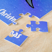 Het dromen van een geweldige White Xmas Puzzle Legpuzzel (Zijkant)