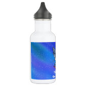 Het dromen van een geweldige witte haaienkerst waterfles  (Links)