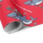 Het dromen van een grote witte kerstabel cadeaupapier (Rol Hoek)