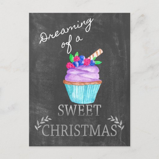 Het dromen van een heerlijk kerstfeest! briefkaart (Voorkant)