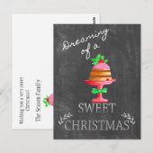 Het dromen van een heerlijk kerstfeest! briefkaart (Voorkant / Achterkant)
