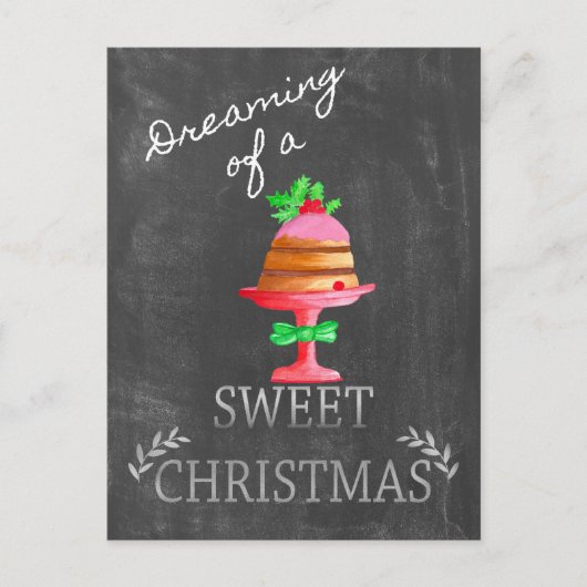 Het dromen van een heerlijk kerstfeest! briefkaart (Voorkant)