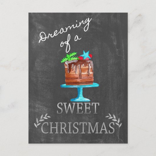 Het dromen van een heerlijk kerstfeest! briefkaart (Voorkant)