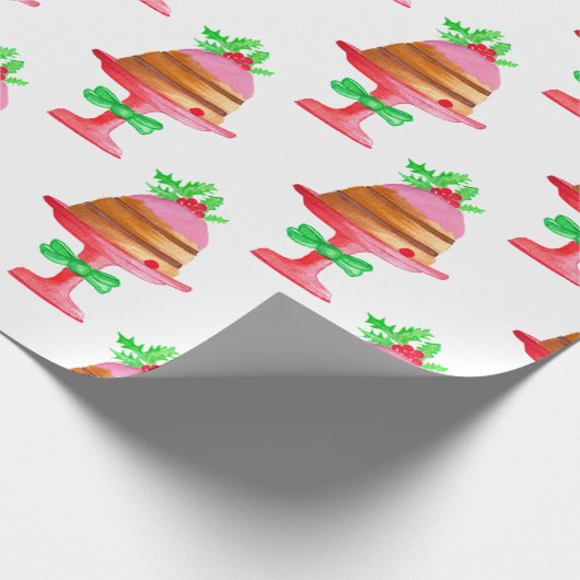 Het dromen van een heerlijk kerstfeest! cadeaupapier (Hoek)