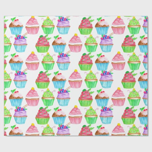 Het dromen van een heerlijk kerstfeest! cadeaupapier (Vlak)