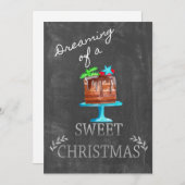 Het dromen van een heerlijk kerstfeest! kaart (Voorkant / Achterkant)