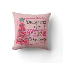 Het dromen van een roze kersttentellamp