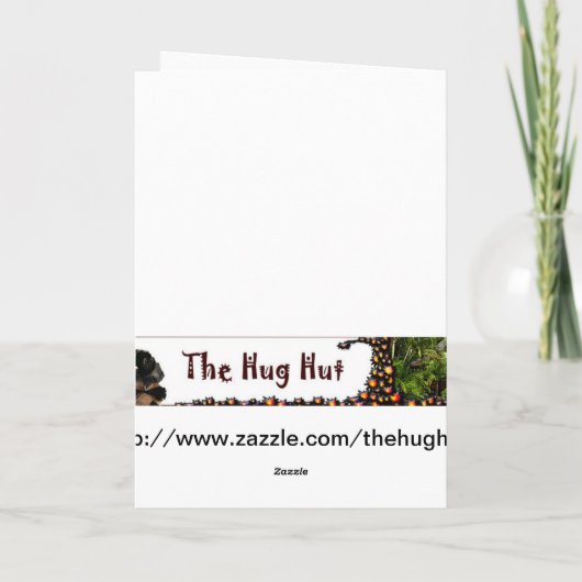 Het dromen van een witte kerst feestdagen kaart (Achterkant)