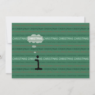 Het dromen van een Witte Kerstmis met je uitnodigi Kaart