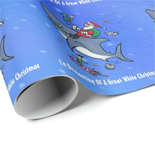 Het dromen van grote witte feestjes cadeaupapier (Rol Hoek)