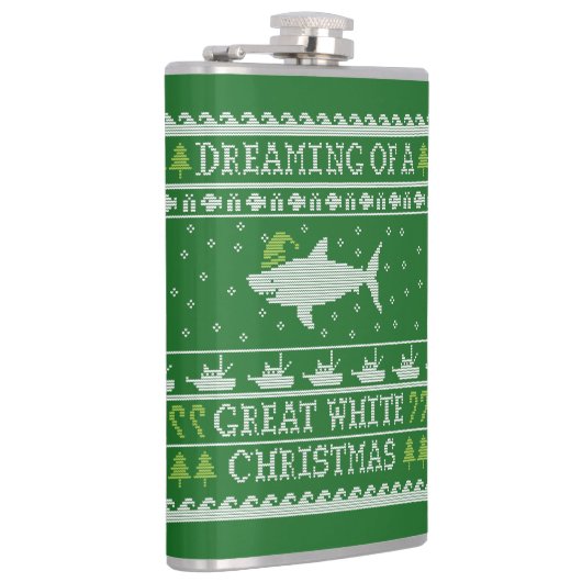 Het dromen van grote witte feestjes op een lelijke heupfles (Rechts)