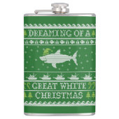 Het dromen van grote witte feestjes op een lelijke heupfles (Voorkant)