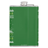 Het dromen van grote witte feestjes op een lelijke heupfles (Achterkant)