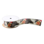 Het dromen van Kerstman - Duits Puppy Shorthair Satijnen Lint (Spoel)