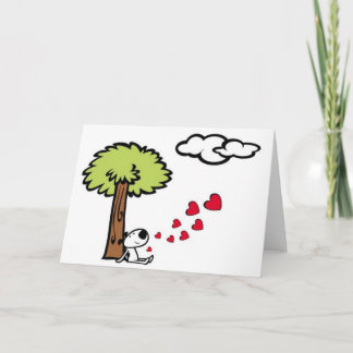 Het dromen van Liefde Feestdagen Kaart