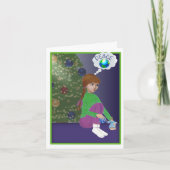 Het dromen van Vrede Feestdagen Kaart (Voorkant)