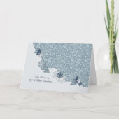 Het dromen van Witte Kerstmis Feestdagen Kaart (Voorkant)