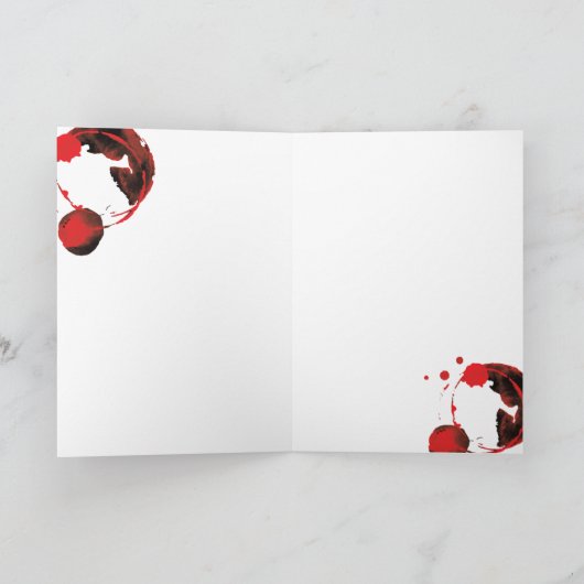 Het dromen van Witte Kerstmis Feestdagen Kaart (Binnen)