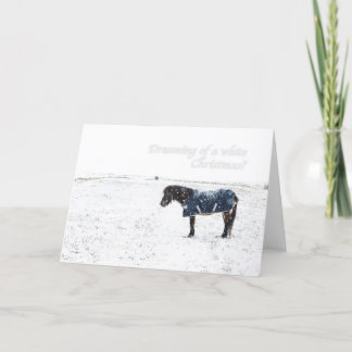 Het dromen van witte Kerstmis? Feestdagen Kaart
