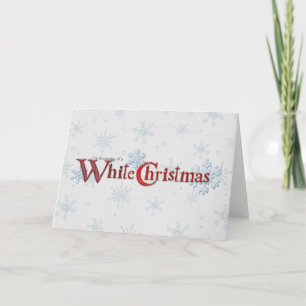 Het dromen van Witte Kerstmis Feestdagen Kaart