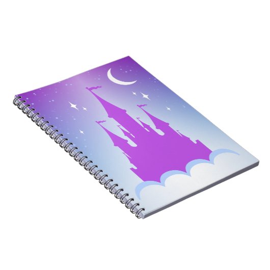 Het Dromerige Kasteel van de nacht in de Sterrige Notitieboek (Rechterzijde)