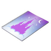 Het Dromerige Kasteel van de nacht in de Sterrige Notitieboek (Linkerzijde)